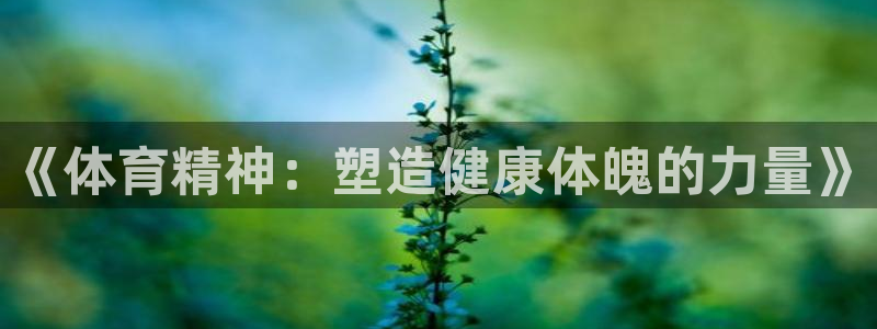 yy易游官网下载软件:《体育精神:塑造健康体魄的力量》